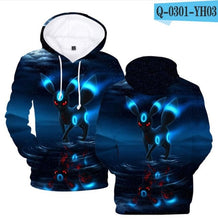 Load image into Gallery viewer, Aikooki Yellow And Blue 3D Fire Hoodies Men Sweatshirts Women Hoodies 3D Fire Print Fashion Winter Handsome Hooded Male 3D Hoody