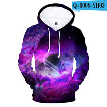 Load image into Gallery viewer, Aikooki Yellow And Blue 3D Fire Hoodies Men Sweatshirts Women Hoodies 3D Fire Print Fashion Winter Handsome Hooded Male 3D Hoody