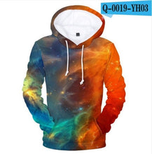 Load image into Gallery viewer, Aikooki Yellow And Blue 3D Fire Hoodies Men Sweatshirts Women Hoodies 3D Fire Print Fashion Winter Handsome Hooded Male 3D Hoody