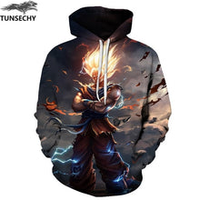 Load image into Gallery viewer, Graffiti Rasta Monkey Elder Meditation Rafiki Hoodie Men women 3d Sweatshirts Wizard Clown Oil Orangutan Printing Hooded hoodies