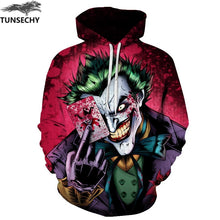 Load image into Gallery viewer, TUNSECHY New Sweatshirts Men Brand Hoodies Men Joker 3D Printing Hoodie Male Casual Tracksuits Size S-XXXL Wholesale and retail