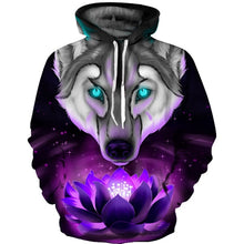 Load image into Gallery viewer, EHUANHOOD 2019 Funny Wolf Hoodies Men 3D Sweatshirt Harajuku Hoody Anime Tracksuit 3D Print Coat Casual Jacket Hooded Pullover