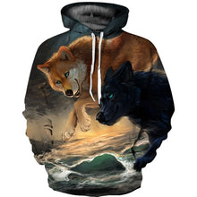 Load image into Gallery viewer, EHUANHOOD 2019 Funny Wolf Hoodies Men 3D Sweatshirt Harajuku Hoody Anime Tracksuit 3D Print Coat Casual Jacket Hooded Pullover