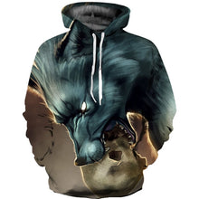 Load image into Gallery viewer, EHUANHOOD 2019 Funny Wolf Hoodies Men 3D Sweatshirt Harajuku Hoody Anime Tracksuit 3D Print Coat Casual Jacket Hooded Pullover