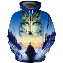 Load image into Gallery viewer, EHUANHOOD 2019 Funny Wolf Hoodies Men 3D Sweatshirt Harajuku Hoody Anime Tracksuit 3D Print Coat Casual Jacket Hooded Pullover