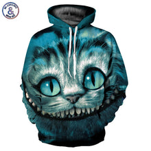 Load image into Gallery viewer, Mr.1991INC New Arrivals Men/Women 3d Sweatshirts Print Cheshire Cat Thin Hooded Hoodies Casual Hoody Pullovers YXQL083